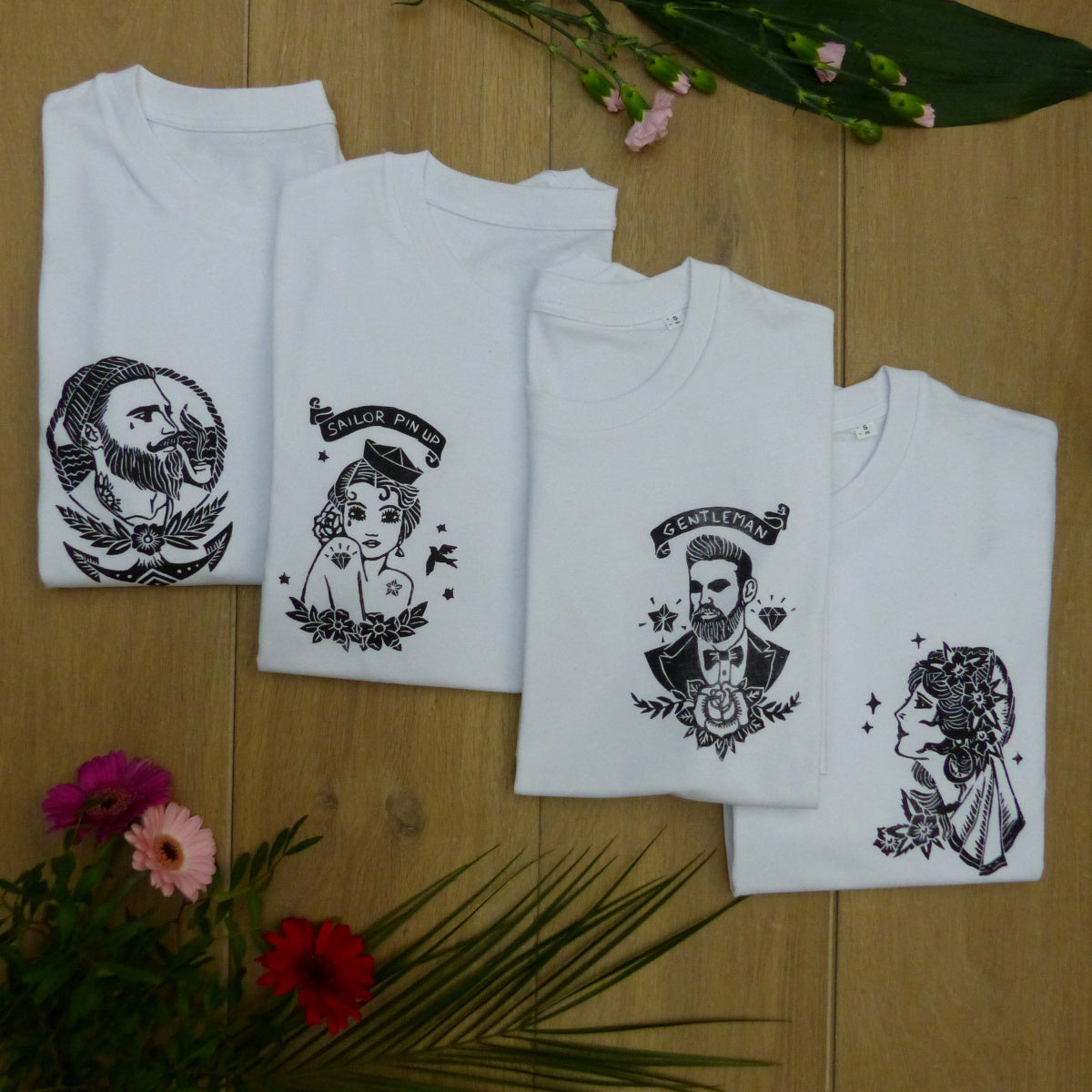 T-shirt Bio SAILOR PIN UP
