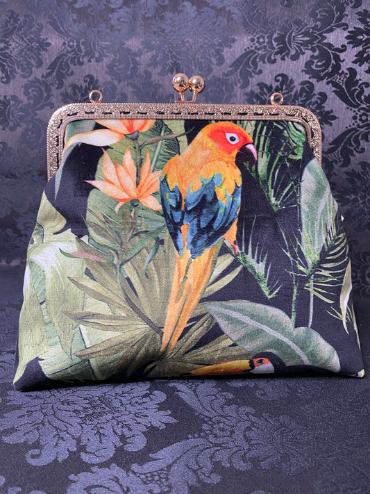 Sac Sandrine VELVET TROPICAL